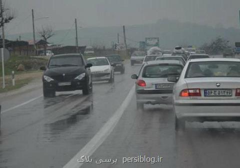 ترافیك سنگین در جاده های منتهی به شمال كشور